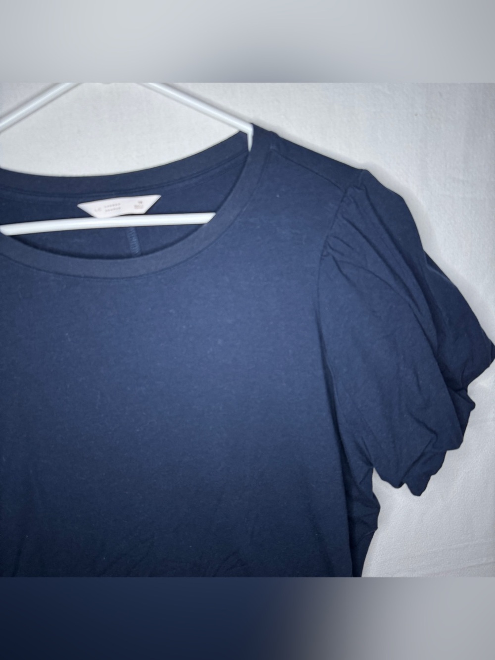 Classic Navy Puff Sleeve Women's Top - Brand: Lauren Conrad